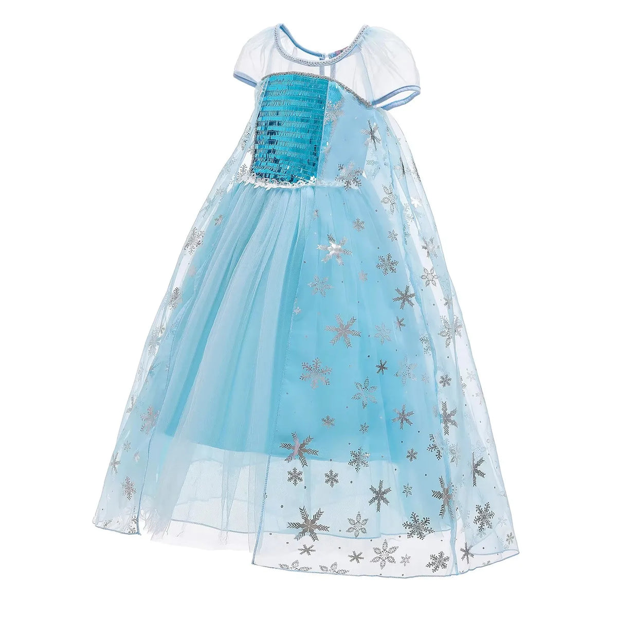 Girls Princess Costume Dress Snow Queen Mermaid Cosplay Christmas Birthday Party Carnival With Accessory Set