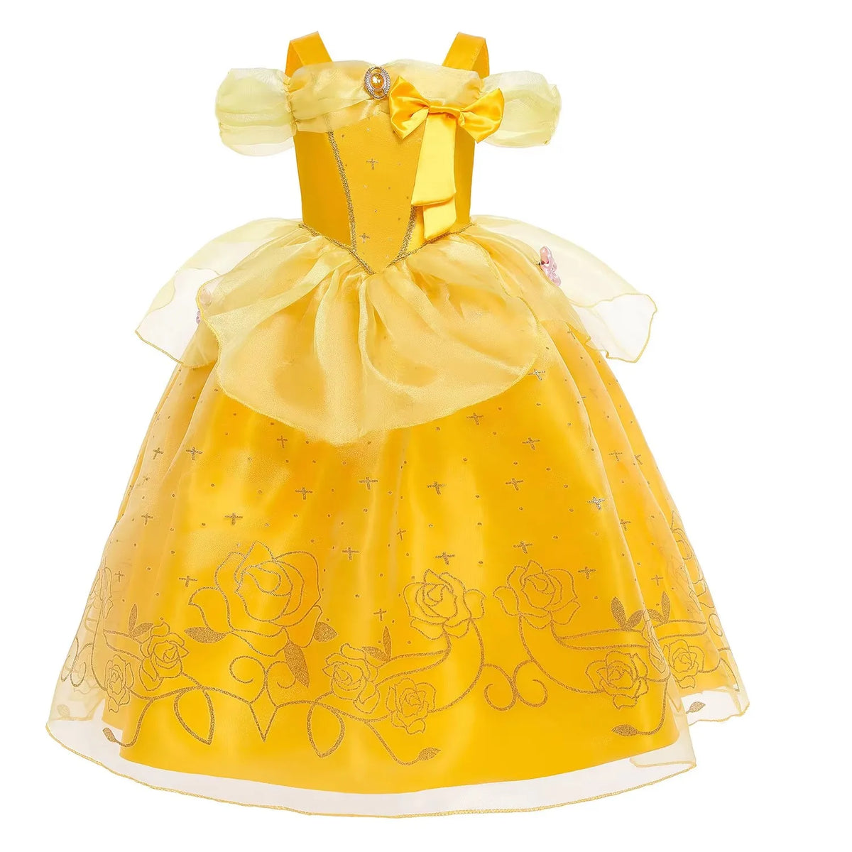 Girls Princess Costume Dress Snow Queen Mermaid Cosplay Christmas Birthday Party Carnival With Accessory Set