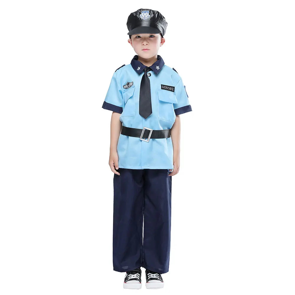 Child Surgeon Role Play Costume Halloween Party Kids Cosplay Astronaut Doctor Nurse Police Lawyer Pilot Costume