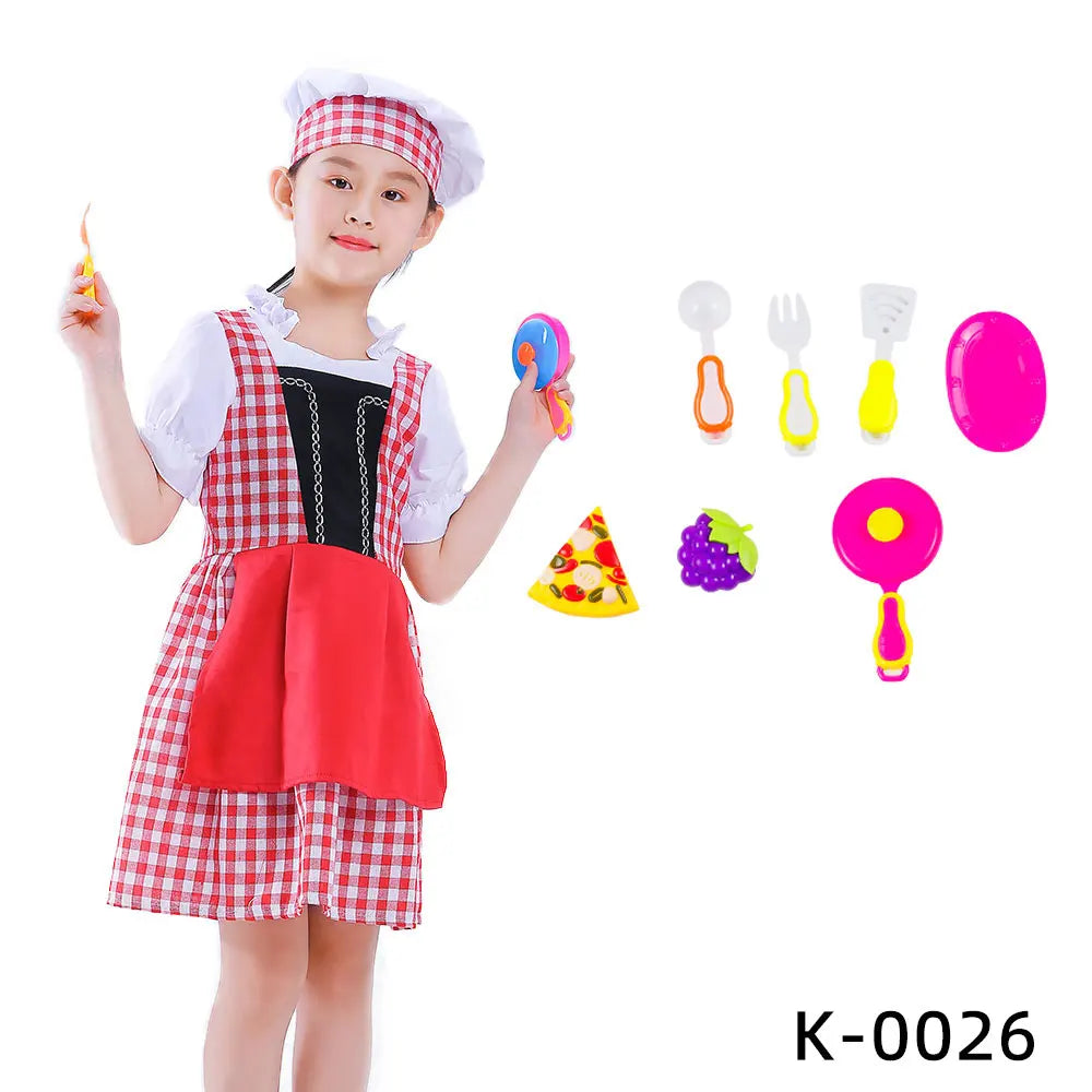 Child Surgeon Role Play Costume Halloween Party Kids Cosplay Astronaut Doctor Nurse Police Lawyer Pilot Costume
