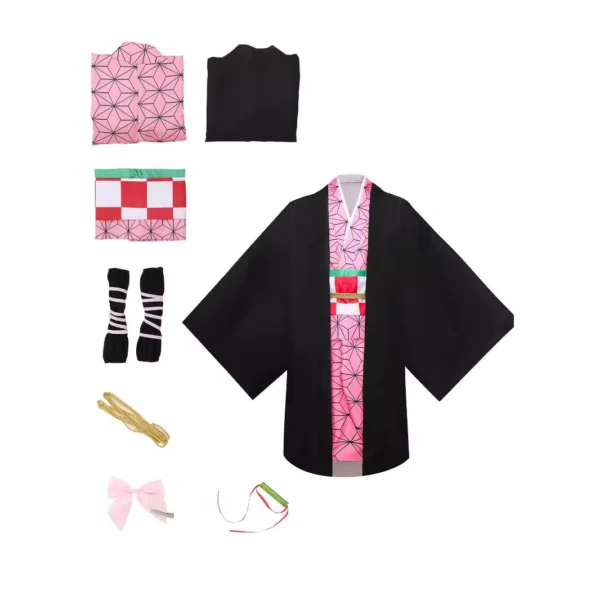 Japanese Anime Demon Slayer Cosplay Costume Cartoon Halloween Wear