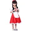 Cute Girl Anime Kids Cosplay Costume Princess Little Red Riding Hood Costume for Kids