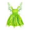 Wholesale Girls Tinker-Bell Princess Costume Sleeveless Elf Cosplay Dress with Accessories Costume Halloween