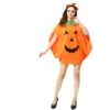 Halloween Pumpkin Costume for Kids Children Cosplay Party Clothes and Hat