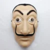Banknote House Cosplay Costume Dali Dali Mask Red Jumpsuit Halloween Two-dimensional Role-playing Mask Costume Clown