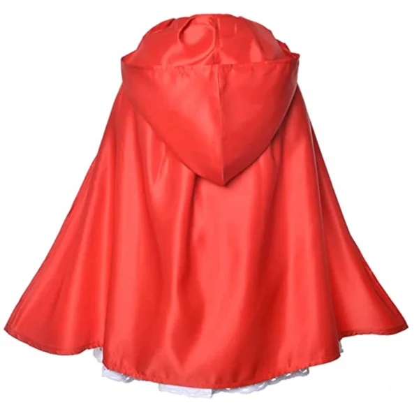 Cute Girl Anime Kids Cosplay Costume Princess Little Red Riding Hood Costume for Kids