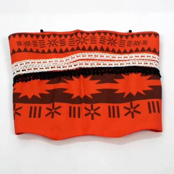 Halloween Party Vaiana Princess Moana Adult Costume Dress With Necklace Gothic Victorian Cosplay for Kids and Adults