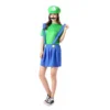 Hot Halloween Cosplay Game Stage Costumes Plumber Overalls Adult Super Bros Costumes