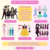 High Quality Wholesale Girls Cosplay Costumes Kids Halloween Exquisite Dress Accessories Children Princess Dresses